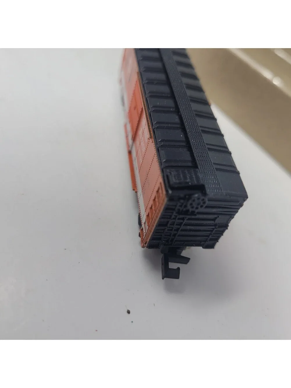 Con-Cor N Scale 40' Boxcar Arcade Attica Railroad ARA 501 Orange w/ Box